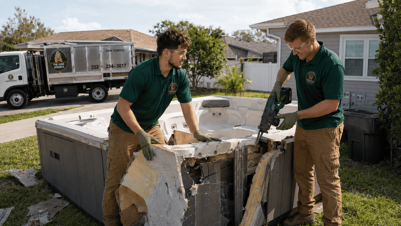 hot tub removal hero