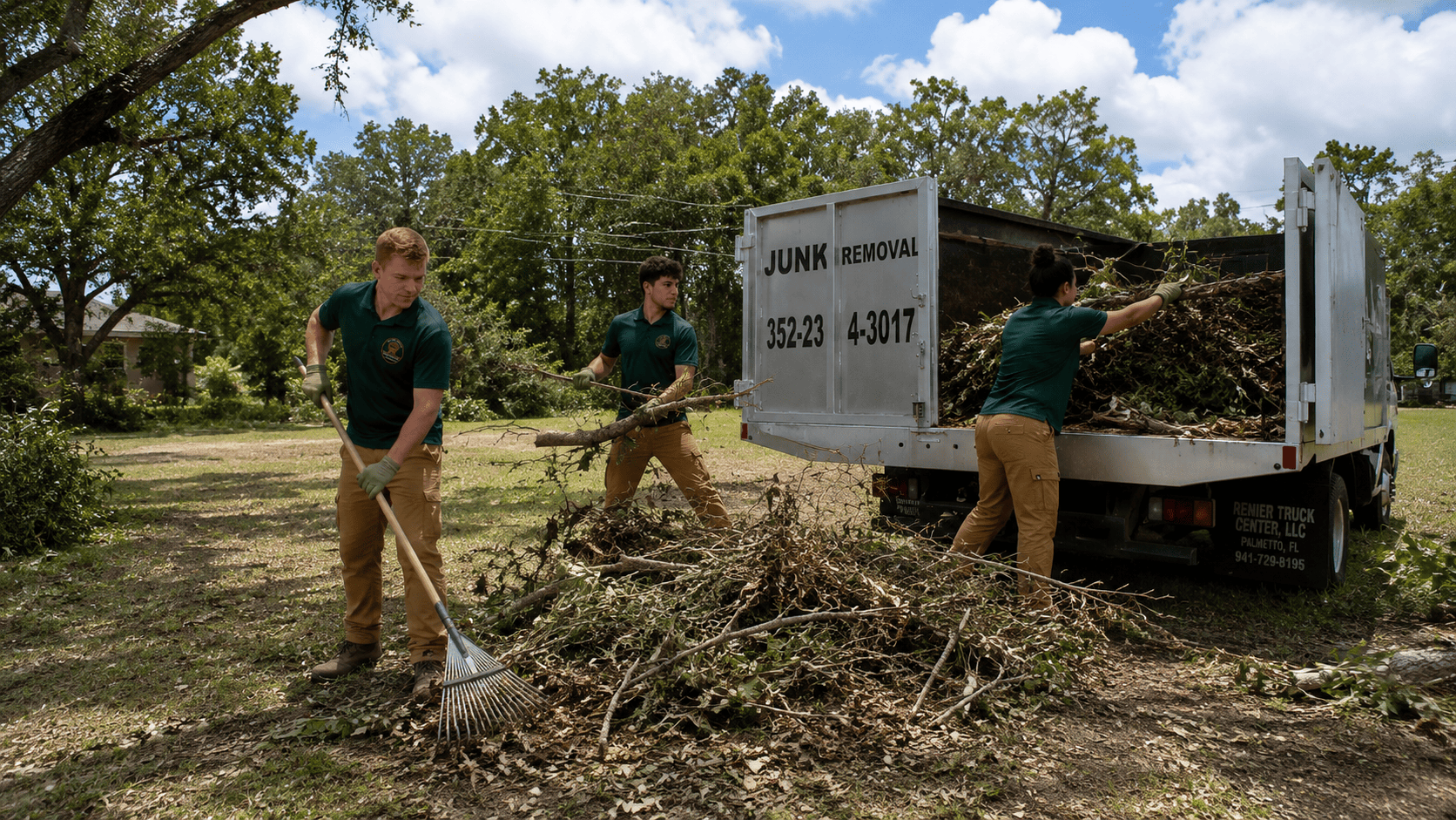 yard debris removal hero